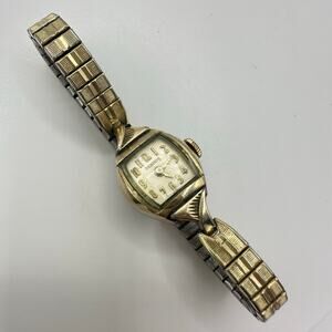 Benrus ladies vintage 10kt RGP rolled gold plated manual mechanical watch